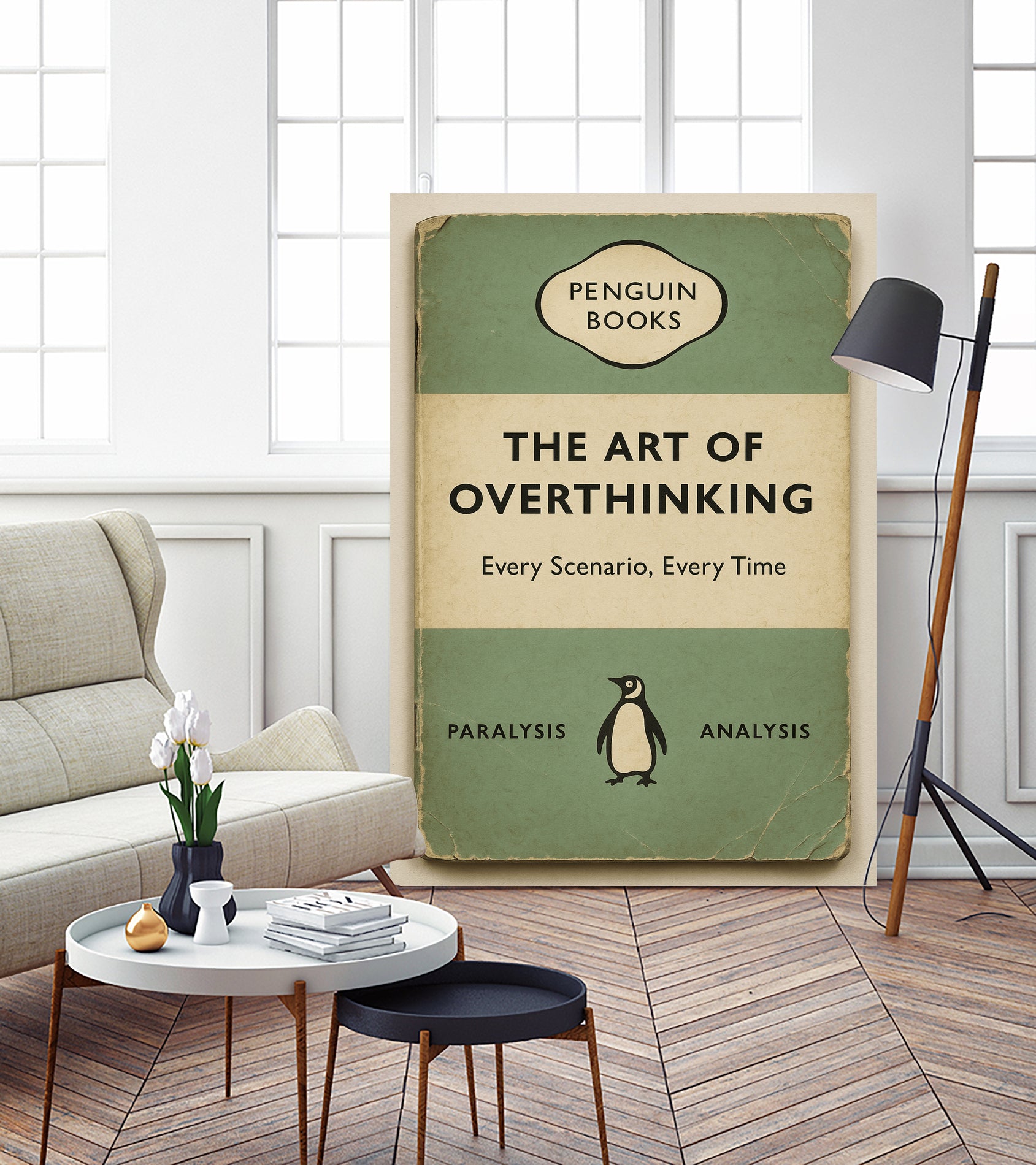 The Art of Overthinking by M Studio on GIANT ART - green positive vibes motivation
