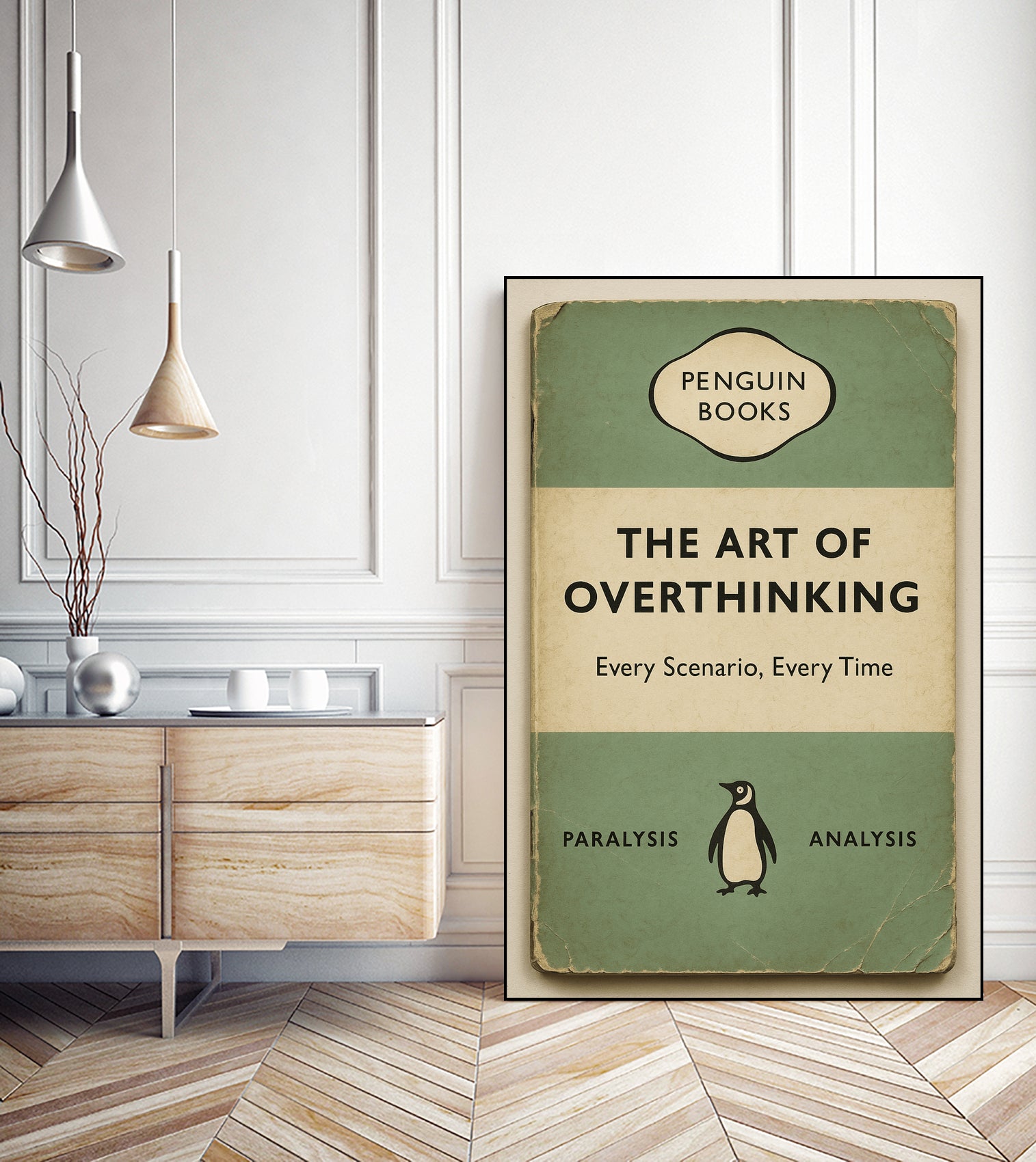 The Art of Overthinking by M Studio on GIANT ART - green positive vibes motivation