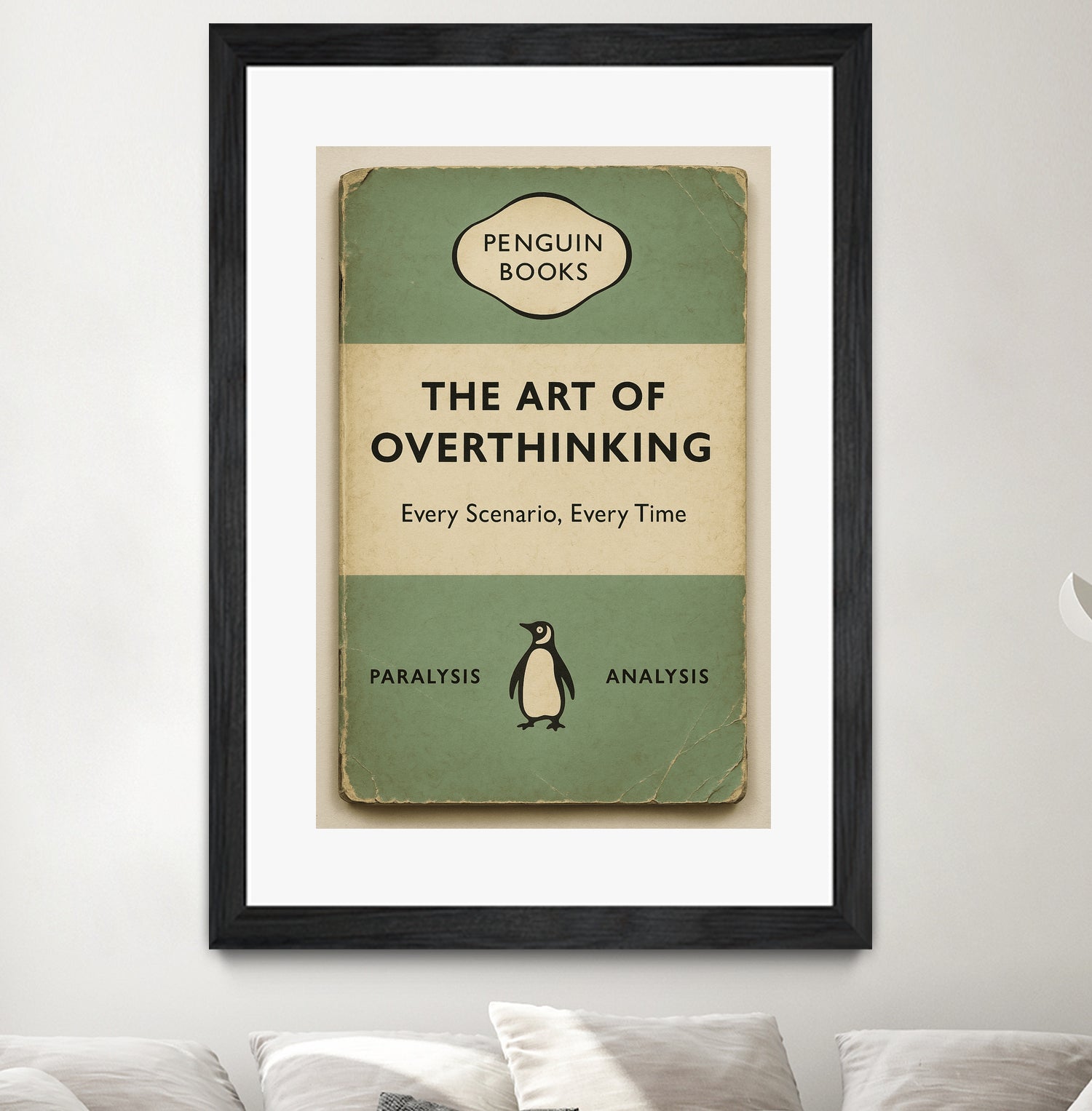 The Art of Overthinking by M Studio on GIANT ART - green positive vibes motivation
