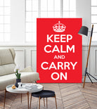Keep Calm and Carry On by M Studio on GIANT ART - motivation