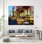 New York 1949 - 5 by Jean-François Dupuis on GIANT ART - beige architecture automobile