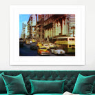 New York 1949 - 5 by Jean-François Dupuis on GIANT ART - beige architecture automobile