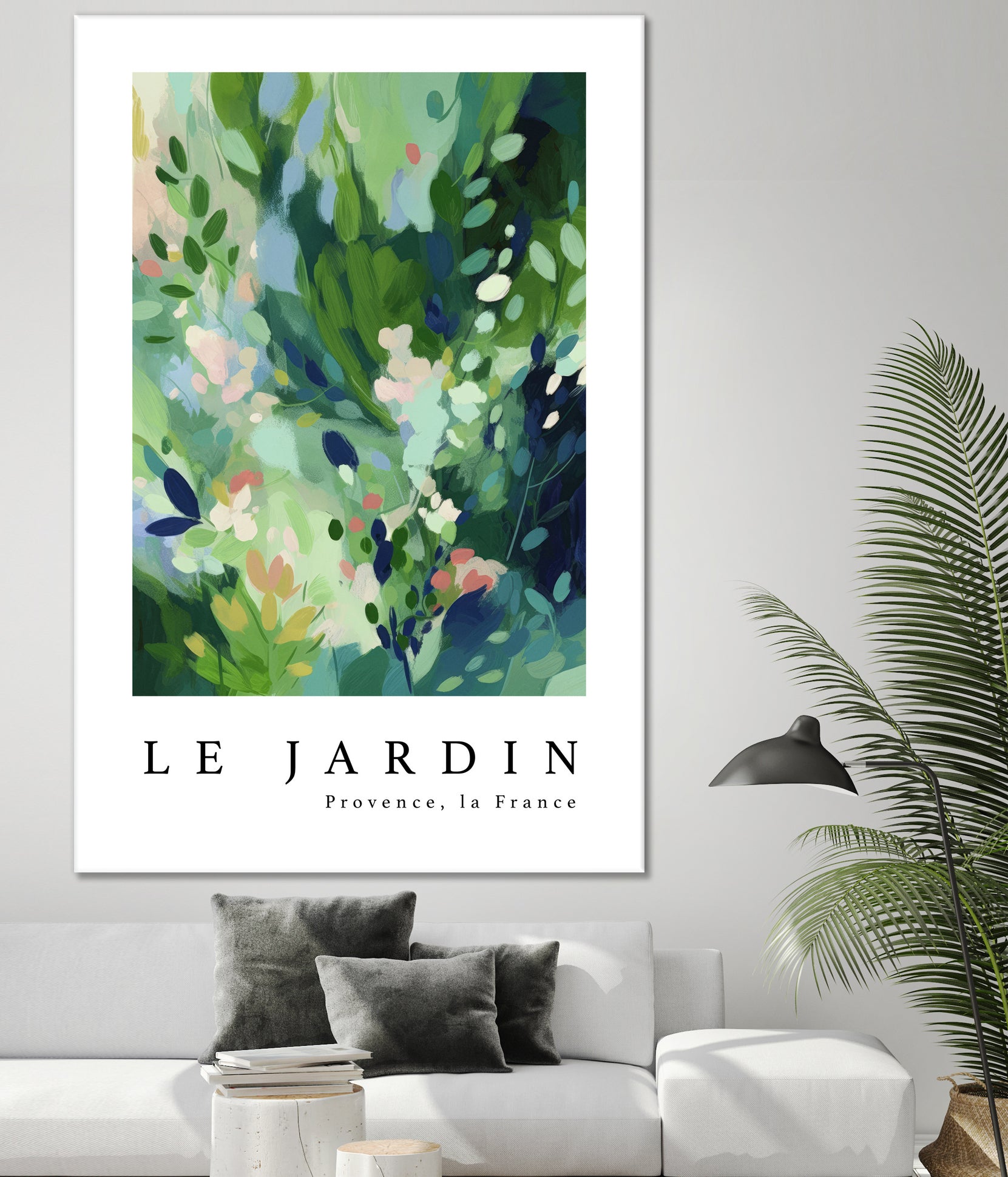 Le jardin by M Studio on GIANT ART - pink flowers