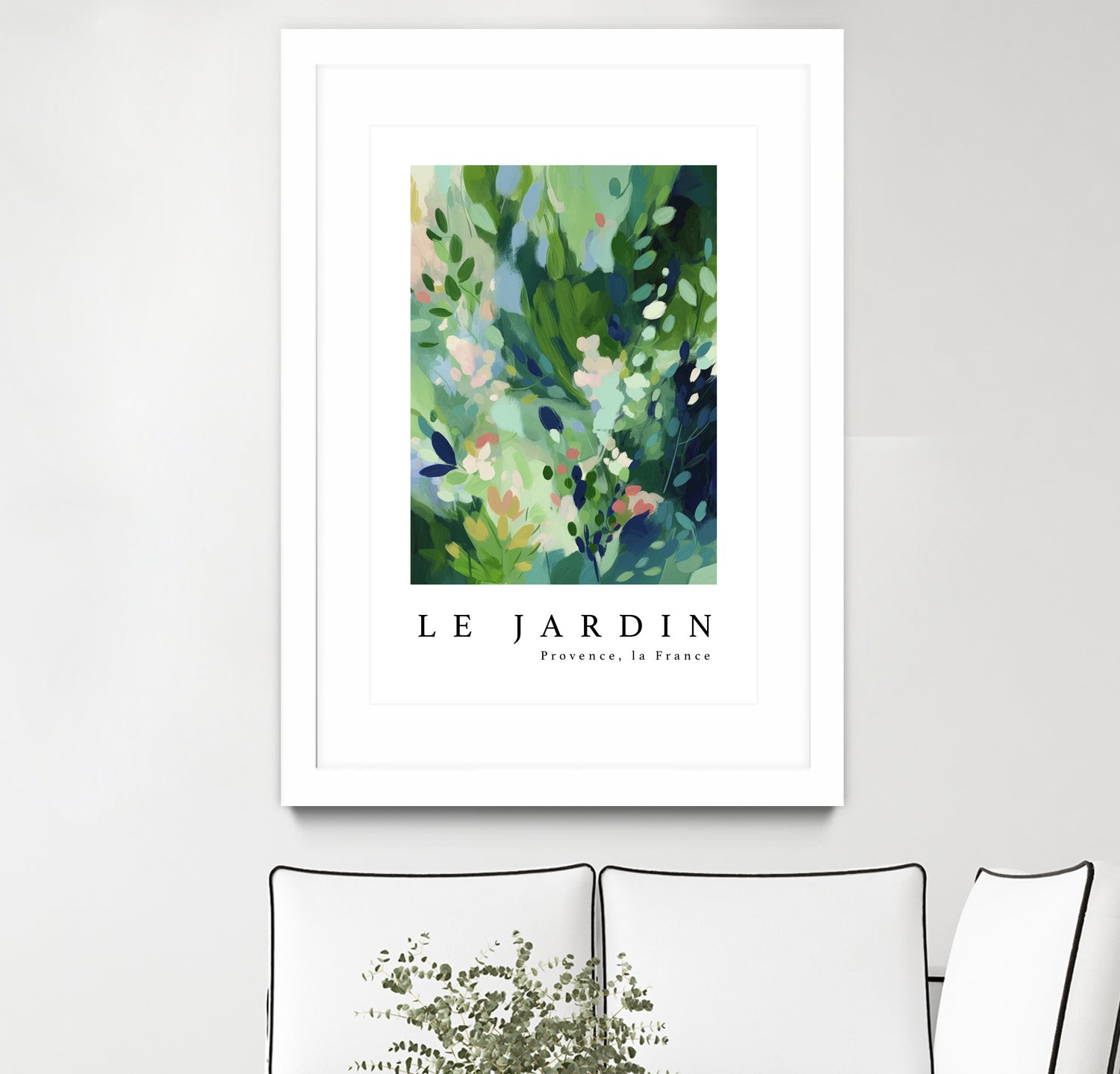 Le jardin by M Studio on GIANT ART - pink flowers