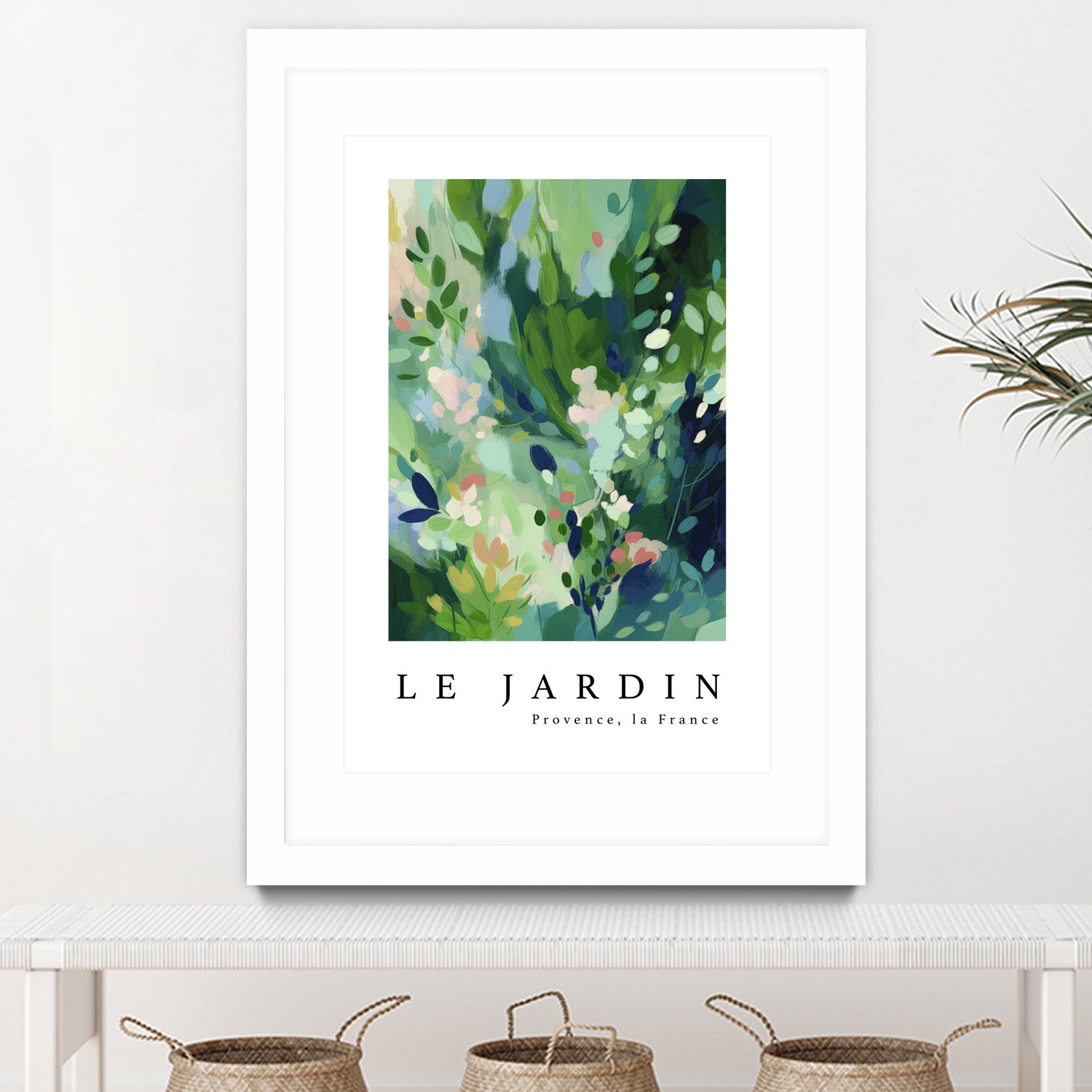 Le jardin by M Studio on GIANT ART - pink flowers