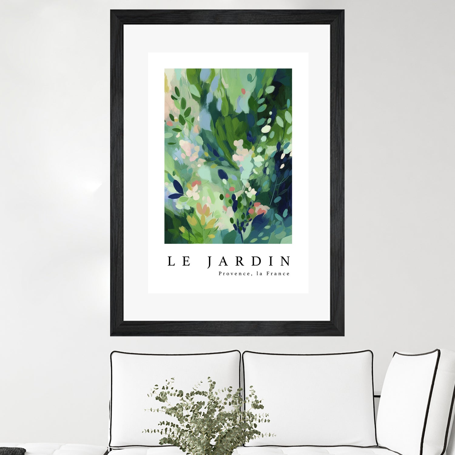 Le jardin by M Studio on GIANT ART - pink flowers