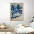 Breathe in the Ocean by Janet London on GIANT ART - blue abstract