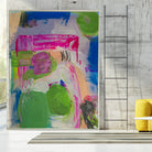 Spring is Sprung by Janet London on GIANT ART - pink abstract