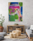 Spring is Sprung by Janet London on GIANT ART - pink abstract