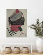 Spirit Quest by Janet London on GIANT ART - pink abstract