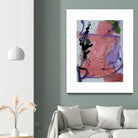 Pink Rage No 3 by Janet London on GIANT ART - coral pink abstract