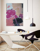 Pink Meltdown by Janet London on GIANT ART - black abstract
