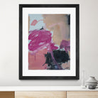 Pink Meltdown by Janet London on GIANT ART - black abstract