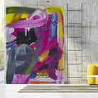 The Madness of Love by Janet London on GIANT ART - fluo pink abstract