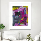 The Madness of Love by Janet London on GIANT ART - fluo pink abstract