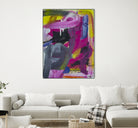 The Madness of Love by Janet London on GIANT ART - fluo pink abstract