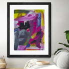 The Madness of Love by Janet London on GIANT ART - fluo pink abstract