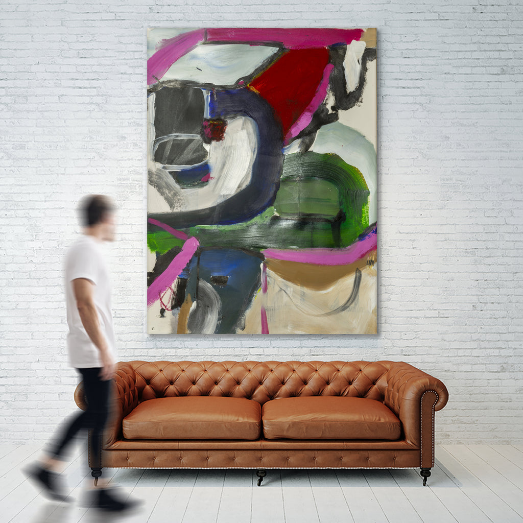 Take Some, Leave Some by Janet London on GIANT ART - green abstract