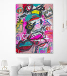 Art is Love by Janet London on GIANT ART - pink abstract