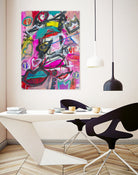 Art is Love by Janet London on GIANT ART - pink abstract
