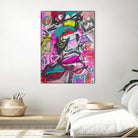 Art is Love by Janet London on GIANT ART - pink abstract