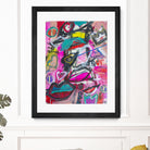 Art is Love by Janet London on GIANT ART - pink abstract