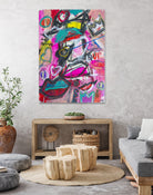 Art is Love by Janet London on GIANT ART - pink abstract