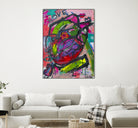 Love is Everything by Janet London on GIANT ART - red abstract