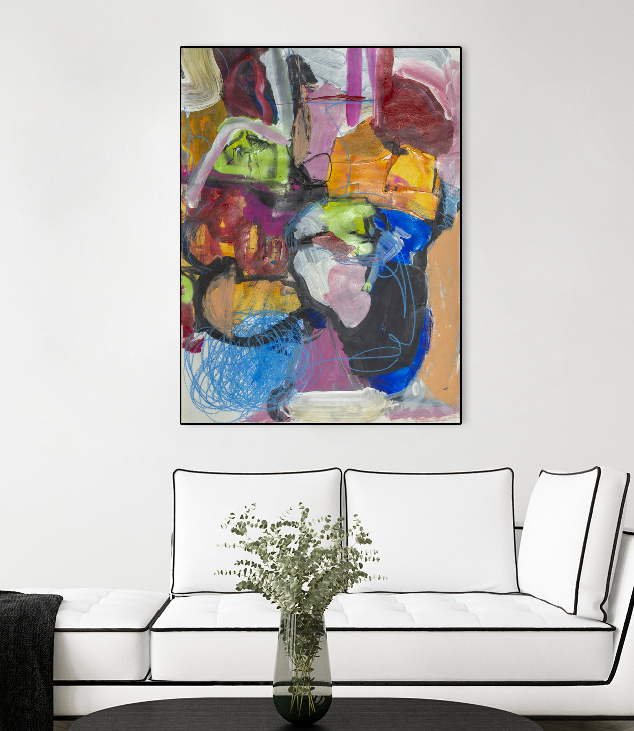 Landscape of Love by Janet London on GIANT ART - multi colours abstract