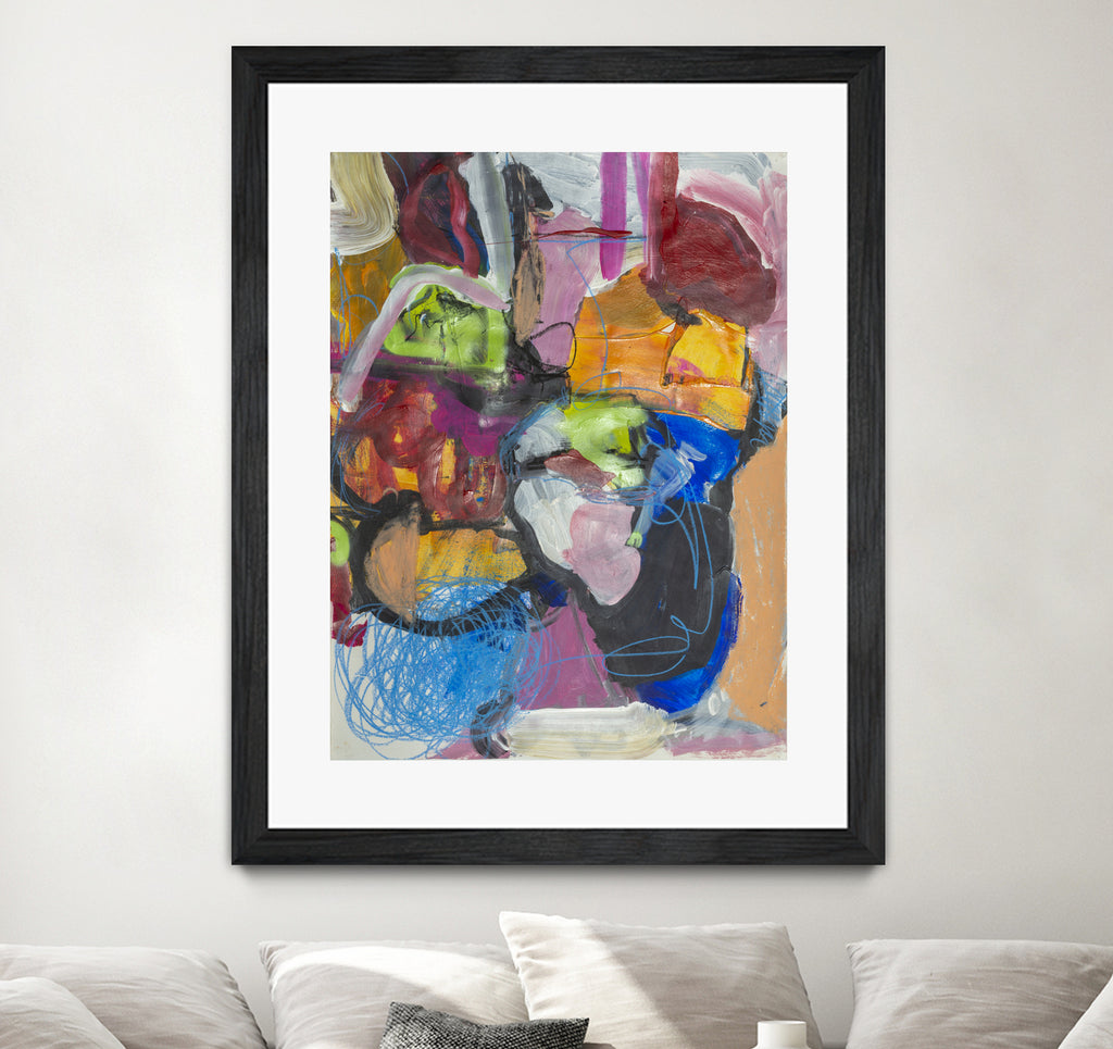 Landscape of Love by Janet London on GIANT ART - multi colours abstract