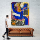 It All Leads Here by Janet London on GIANT ART - blue abstract