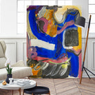 It All Leads Here by Janet London on GIANT ART - blue abstract