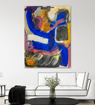 It All Leads Here by Janet London on GIANT ART - blue abstract