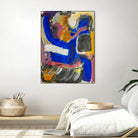 It All Leads Here by Janet London on GIANT ART - blue abstract