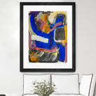 It All Leads Here by Janet London on GIANT ART - blue abstract