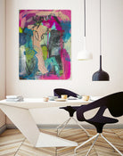 Love That Body by Janet London on GIANT ART - blue abstract