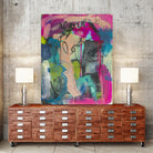 Love That Body by Janet London on GIANT ART - blue abstract