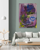 You and Me Forever by Janet London on GIANT ART - blue abstract