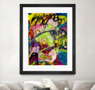 Festive Majesty by Janet London on GIANT ART - fluo yellow abstract