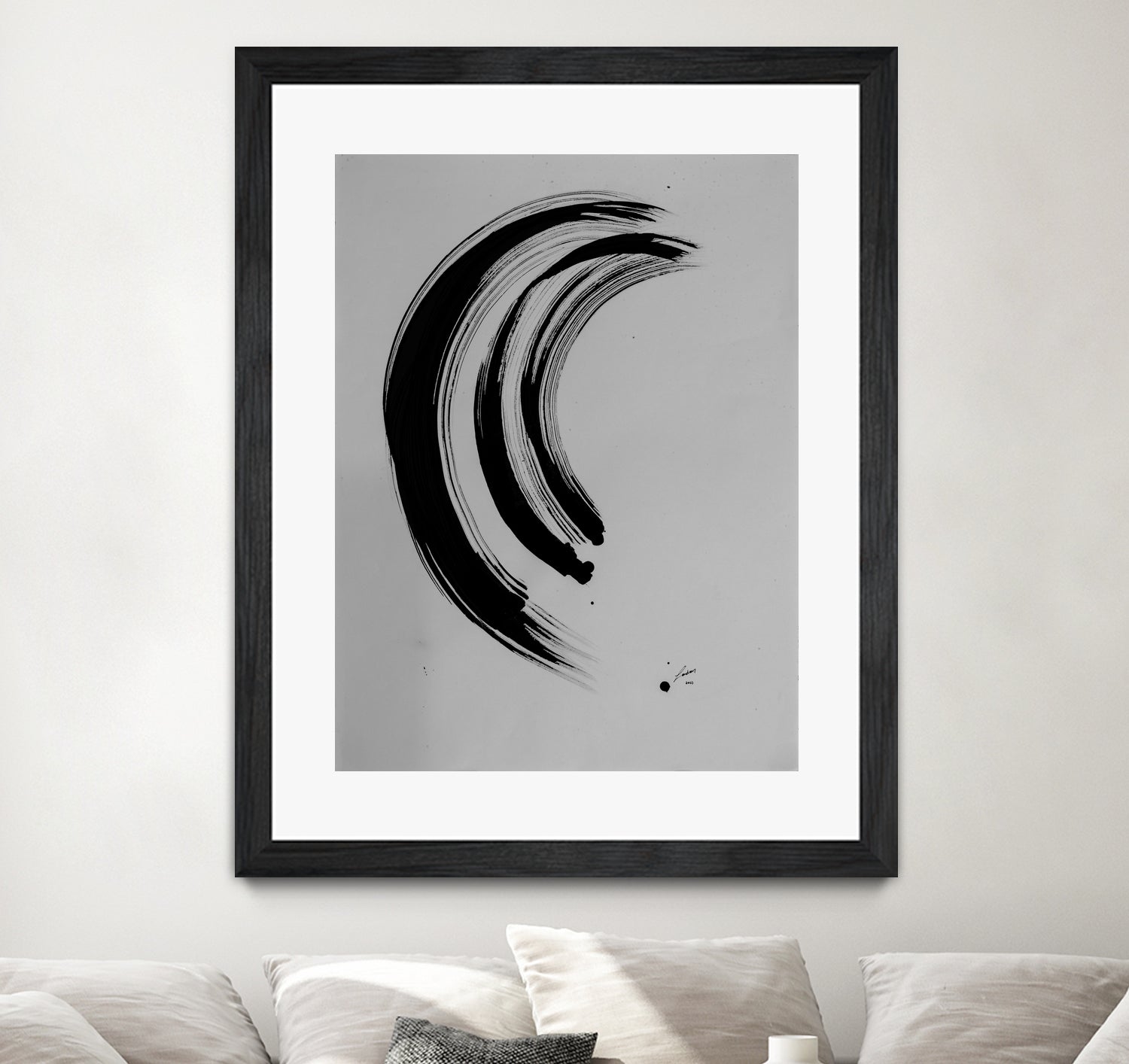 The Great Wave by Janet London on GIANT ART - black ink abstract