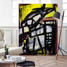 The Helicopter Comes Home by Janet London on GIANT ART - black abstract