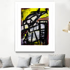 The Helicopter Comes Home by Janet London on GIANT ART - black abstract