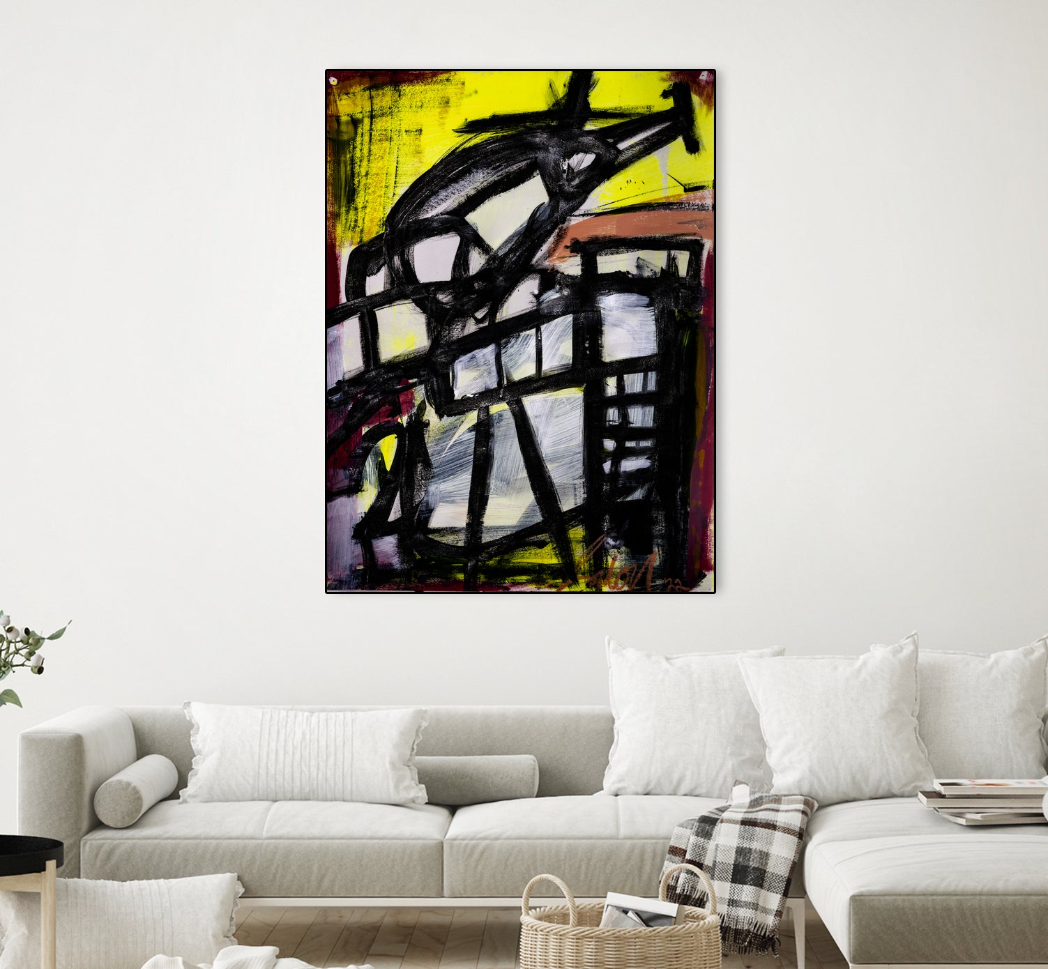 The Helicopter Comes Home by Janet London on GIANT ART - black abstract