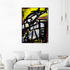 The Helicopter Comes Home by Janet London on GIANT ART - black abstract