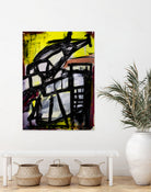 The Helicopter Comes Home by Janet London on GIANT ART - black abstract