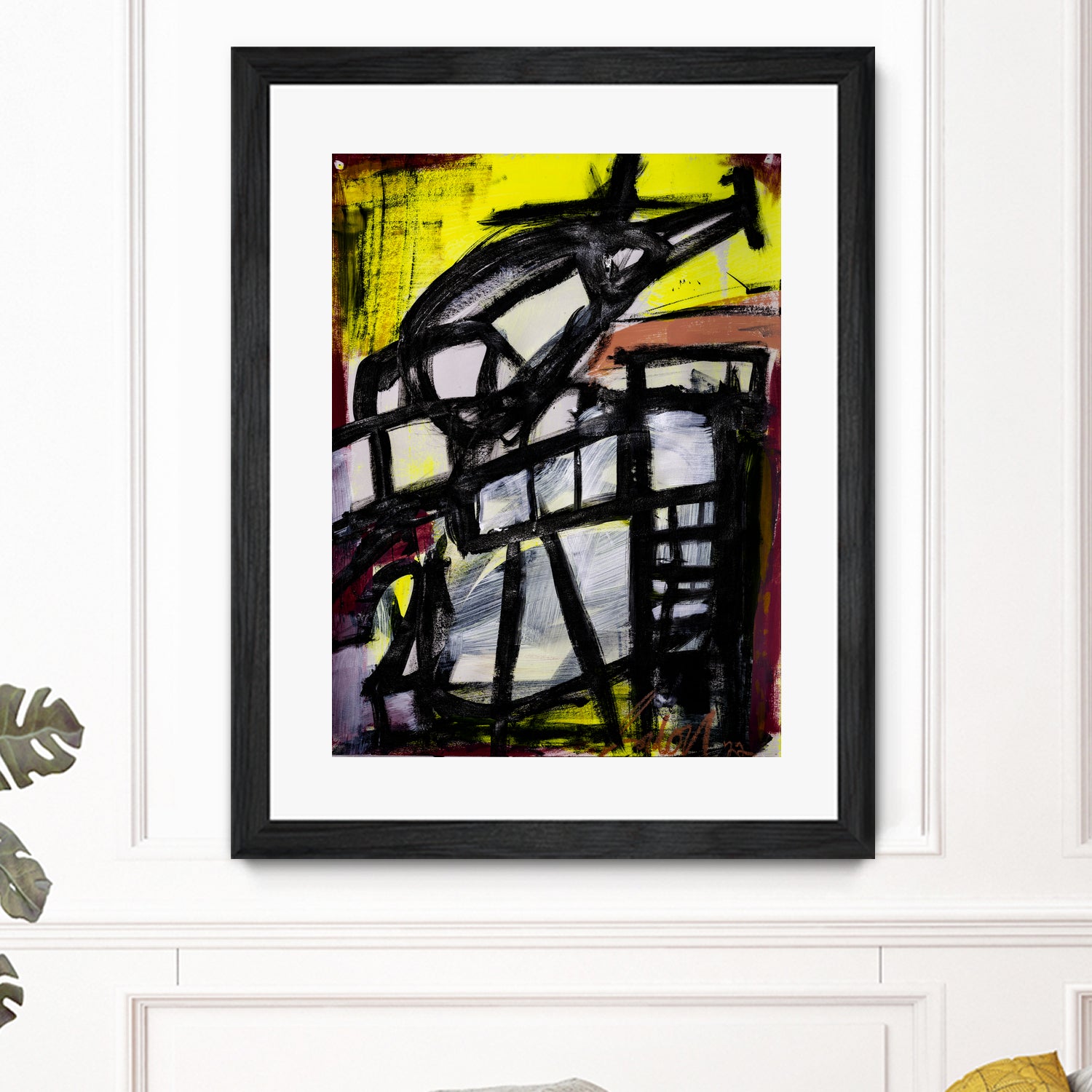 The Helicopter Comes Home by Janet London on GIANT ART - black abstract