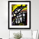 The Helicopter Comes Home by Janet London on GIANT ART - black abstract