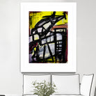 The Helicopter Comes Home by Janet London on GIANT ART - black abstract