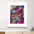 The Lips of Love by Janet London on GIANT ART - pink abstract