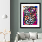 The Lips of Love by Janet London on GIANT ART - pink abstract